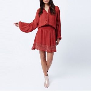 Chloe Oliver Sanctuary Dress in Rust - NWT